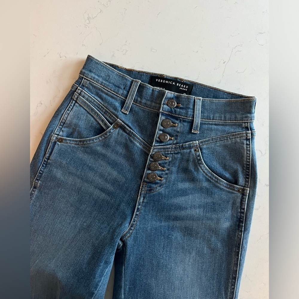 Veronica Beard Ryleigh High Rise w/ Front Yoke - Picture 7 of 13